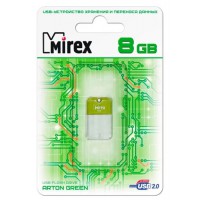 USB-флеш Mirex 8GB Arton Green USB 2.0