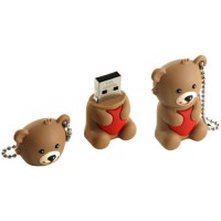 USB-флеш Iconik 8GB Мишка Бурый RB-BEARB